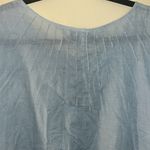 Anthropologie JP and Mattie Cornflower Blue Embroidered Top Lagenlook S Photo 6