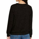 Buffalo  Black ‘Good Vibes’ Cozy Graphic Crewneck Long Sleeve Sweatshirt NWT Photo 2