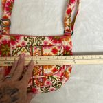 Vera Bradley Folkloric Lizzy Saddle Bag Crossbody Bag Travel Pink Yellow Retro Photo 10