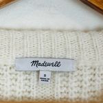 Madewell Charley pointelle alpaca blend ivory colored sweater. Size small Photo 6