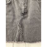 BDG  Urban Outfitters Black Denim Mini Skirt Raw Hem Distressed Sz M Grunge Edgy Photo 1