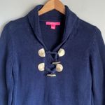 Lilly Pulitzer Bainbridge Toggle Shawl Collar Knit Sweater Photo 4