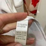 Boutique Cream Floral Open Front Blazer Large Photo 4