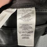 Loft  Womens 8 Tall Black Imitation Leather Flat Front Casual Dress Career Pants‎ Photo 4