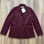 Diane Von Furstenberg DVF  Bien Knit Jacquard Blazer 14 Photo 1