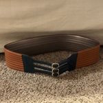Calvin Klein Synthetic Leather Belt Womens L Used Photo 1