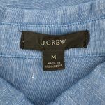 J.Crew  Classic Fit Beach Shirt Blue Linen Cotton Tunic Dress Long Sleeve Medium Photo 6