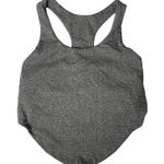FIVE XS Gray Racerback Crop Tank Activewear Gym Yoga Fitness Top Photo 0