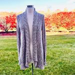 American Eagle  Outfitters Gray and Pink Draped Cardigan Photo 1