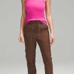 Lululemon Stretch HR Jogger Pants Chocolate Brown Size 8 Photo 0