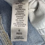 Maurice's  Women's High Rise Boyfriend Distressed Button Fly Jeans Size 6 Blue Photo 5