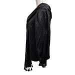 Sachin + Babi Pasa One Shoulder Silk Blouse Black Women’s Size 6 Tassel Detail Photo 6