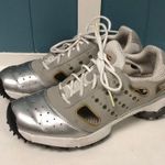 Adidas ‎ Climacool Women's Size 8.5 Gray Silver Lace Up Spike Golf Shoes 737189 Photo 0