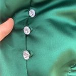 Dressy satin suit jacket 🌹🌹 Green Size 10 Photo 11