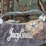 Juicy Couture Retro  Pam & Gela Small Flowers Hobo Velour Gray Handbag Photo 1