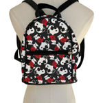 Snoopy Joe Cool Mini Backpack • Peanuts Black Red White Print • Adjustable Strap Photo 0