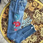ZARA TRAFALUC DENIMWEAR EMBROIDERED JEANS SZ: 4. Photo 3