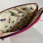 Vera Bradley Laptop Sleeve Case With Handles Red & Tan Exterior Bird Print Inter Photo 5