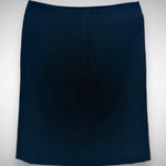 Tory Burch  Women's‎ 6 Abbigail Wool Pencil Skirt Solid Black Classic Minimalist Photo 3