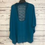 Jella couture‎ teal lace back kimono Women’s Size s Small Photo 2