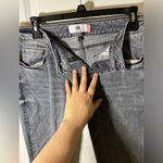 CAbi  Distressed Ripped Grunge Gray Acid Wash Fitted CasualHigh Skinny Jeans Sz 6 Photo 9