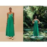 Farm Rio NWT Green Fish Maxi Dress Size XS Photo 1