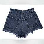 ZARA  Black High Rise Denim Jean Shorts 2 Photo 2