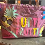 Too Faced Tutti Frutti Large Cosmetic Tote Bag & Too Faced Puppy Plush Pink Photo 0
