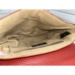 Liz Claiborne Vintage 80s Signature Crossbody Shoulder Bag Maroon Red Logo Purse Photo 15