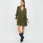 Tuckernuck Pomander Place Kenzo Swing Mini Dress Green Brushed Geo Size Small Photo 3