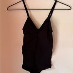 herslims Black Seamless Bodysuit Thong Womens Tummy Control Compression NWT Photo 2