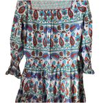 Tuckernuck Teal and Seagrass Block Print Kenzo Dress Coverup V Photo 4