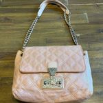 Marc Jacobs Italy Pink Quilted Baroque Convertible Bag Chain Link Rose Mauve Photo 0