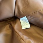 Marc New York NWT  FAUX LEATHER BLAZER WITH GOLD BUTTON IN COLOR CHOCOLAT… Photo 7