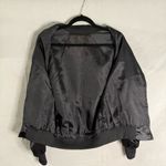 Stardust Hotel Las Vegas Black Silky Bomber Jacket Vintage Size Small Classic Photo 9