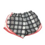 Nike Shorts Womens Medium Gray Geo Lined Running Elastic Waist Dri-Fit Logo Photo 3