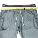 FIGS Technical Collection Gray Zamora Jogger Scrub Pants Size L Drawstring Waist Photo 3