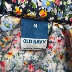 Old Navy  Floral-Print Puff-Sleeve Babydoll Top Women’s Medium Photo 3