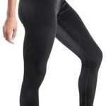 Athleta  Elation Velvet Tight Leggings Womens Plus 2X Black Athleisure Cozy Yoga Photo 1