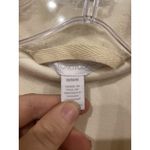 Beyond Yoga  Romper Womens Medium Cream Collared Short Sleeve French Terry USA Photo 2