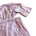 En Saison Purple Cutout Shift Dress Wrap Front Mini Length Size Small Women's Photo 13