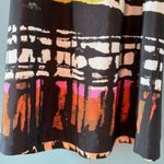 Ice Dress Sz 6 Colorful Boho Striped Art to Wear Batwing Tie Back Embellished Orange Photo 6