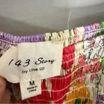 143 Story  By LineUp Floral Maxi Dress Smocked Bodice Spring Easter Medium Modest Photo 4