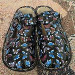 Alegria  By PG Lite Patent Leather Butterfly Shoes Buckle Clogs Mules Size 6- 6.5 Photo 5