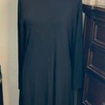 Old Navy  Black Soft Stretchy Dress Long sleeves swing EUC 1 Photo 0