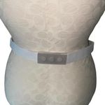 White House | Black Market Beaded Studded Rhinestone snap button elastic belt sz S Photo 5