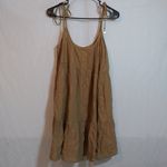 Aerie  Magic Hour Cover Up Babydoll Dress Gold Accents Boho Size M Photo 8