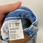 American Eagle Mom Jeans Retro Indigo Striped Blue Denim Women's Size 4 Photo 7