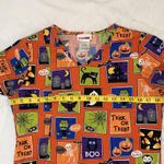 Scrubstar  Halloween Women’s Scrub Top Size XS Photo 3