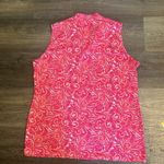 Sport Haley Women’s Cancan Sleeveless Print Golf Top Shirt Large Pink Photo 4